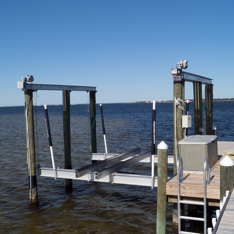 20,000 lb. Aluminum Six Post Pile Mount Lift | BH-USA