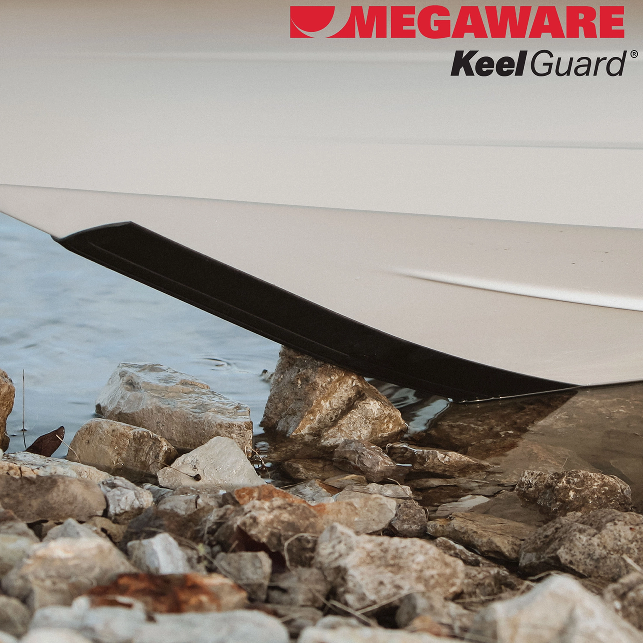 Gator Guards 6ft Black KeelShield (3M) Hull Protector For Boats – 6BK