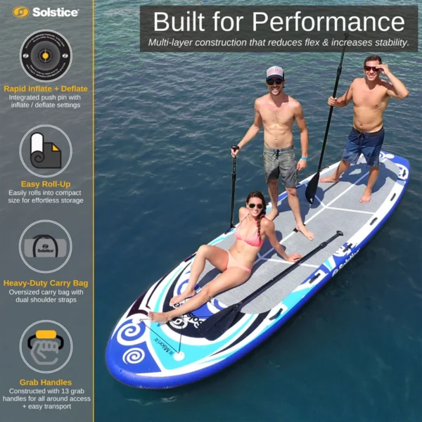 Multi Person Inflatable Maori Multi Person Inflatable SUP Kit 16' | Solstice | BH-USA