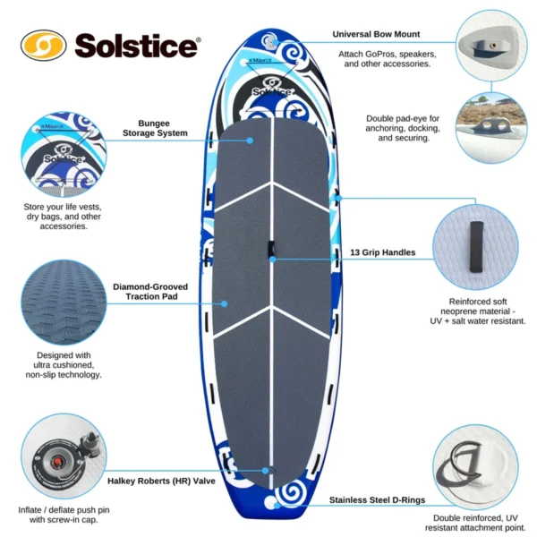 Multi Person Inflatable Maori Multi Person Inflatable SUP Kit 16' | Solstice | BH-USA