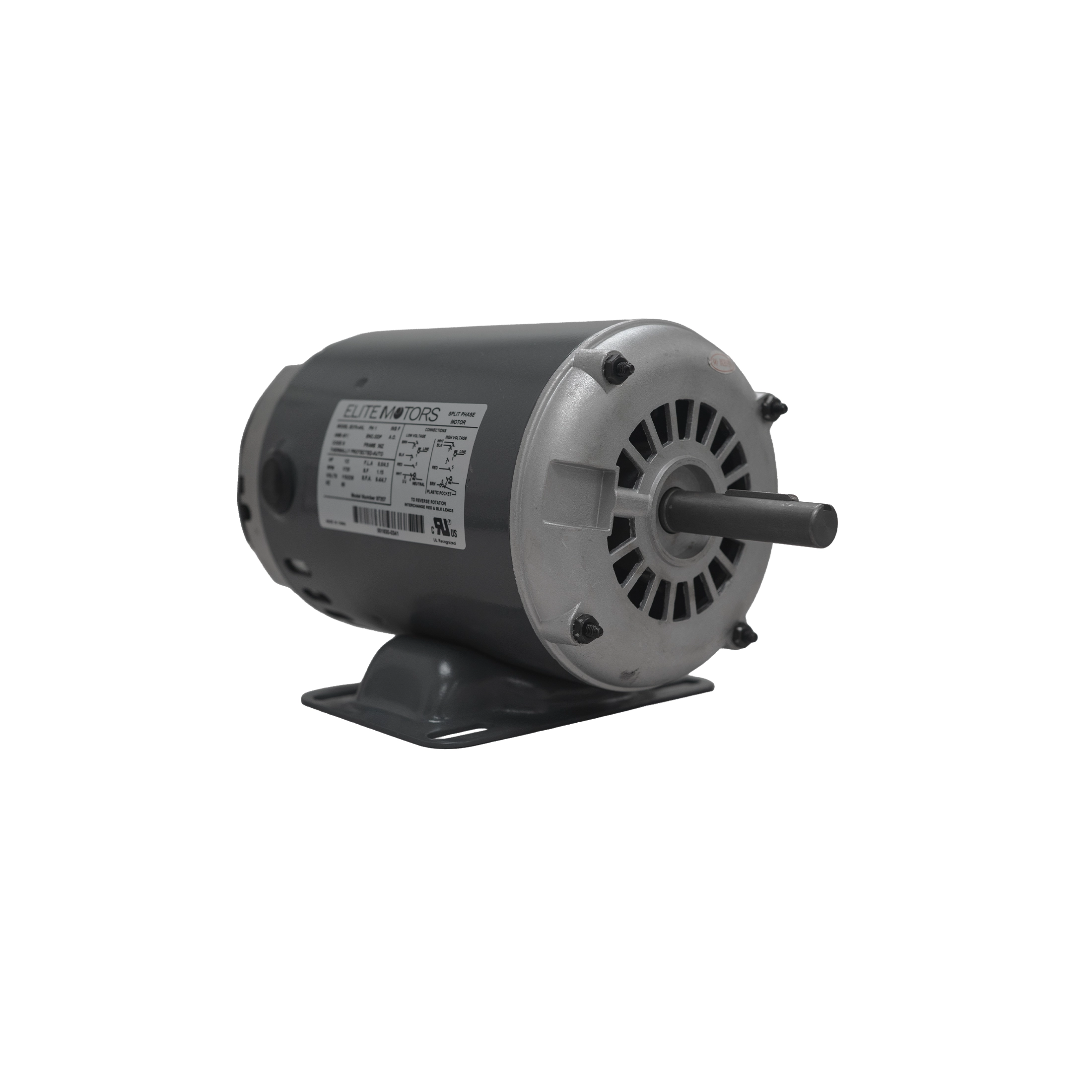 1/2 HP Elite Electric Belt Fan Motor