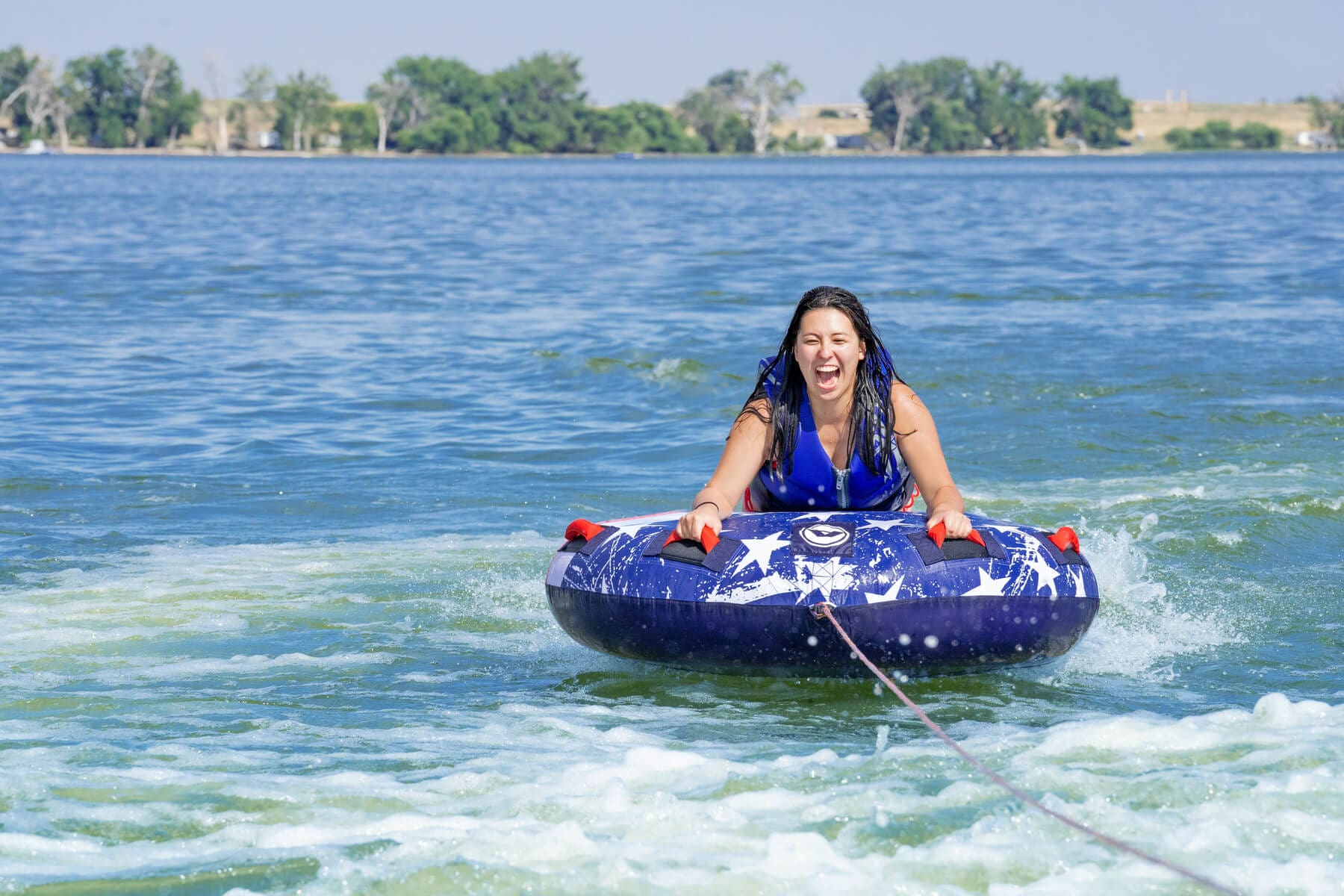 Stars & Stripes | 1 Rider Towable Tube for Boating image 2