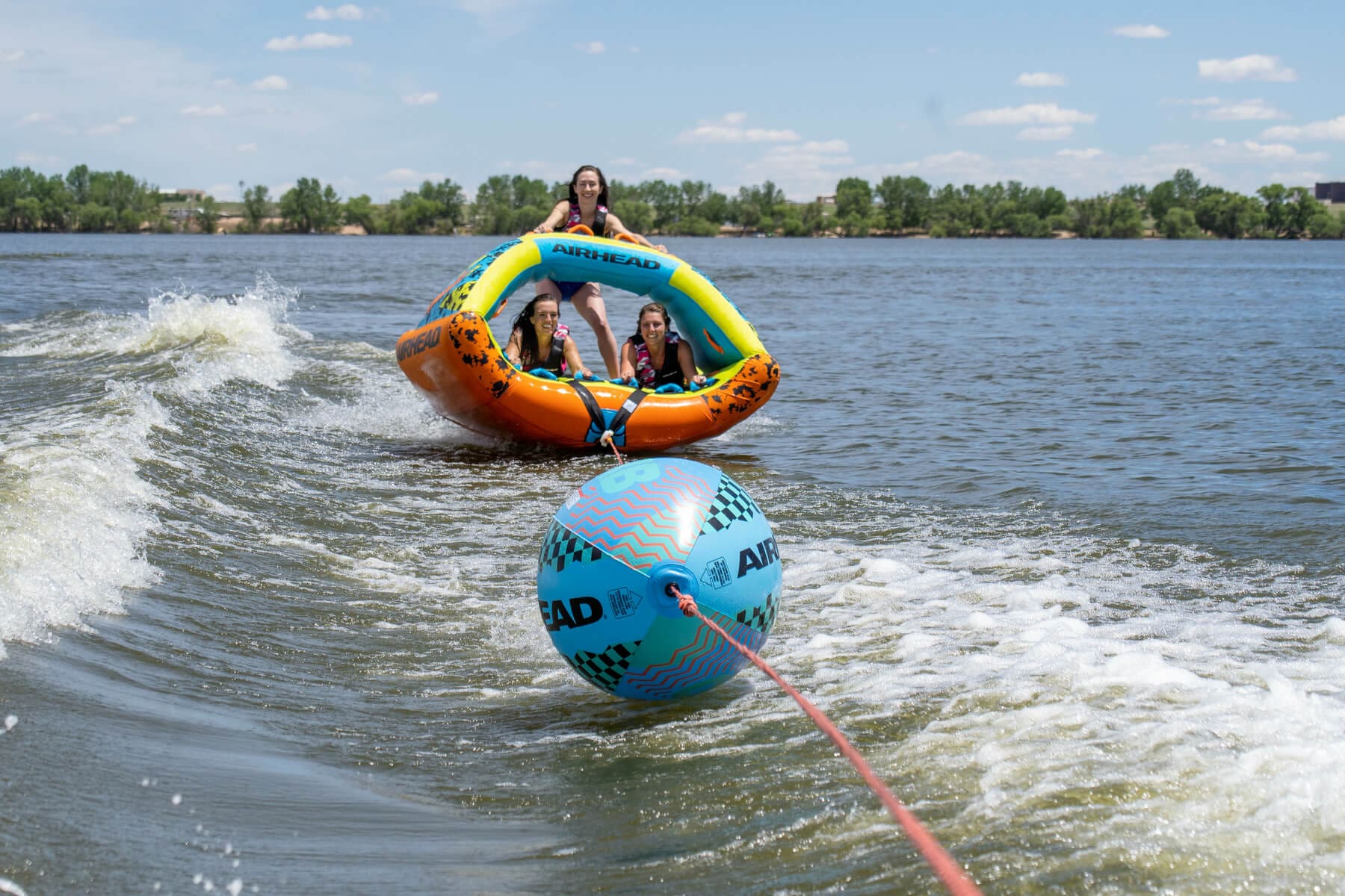 Orb Booster Ball | Towable Tube Rope for Boating - 60 ft. image 1