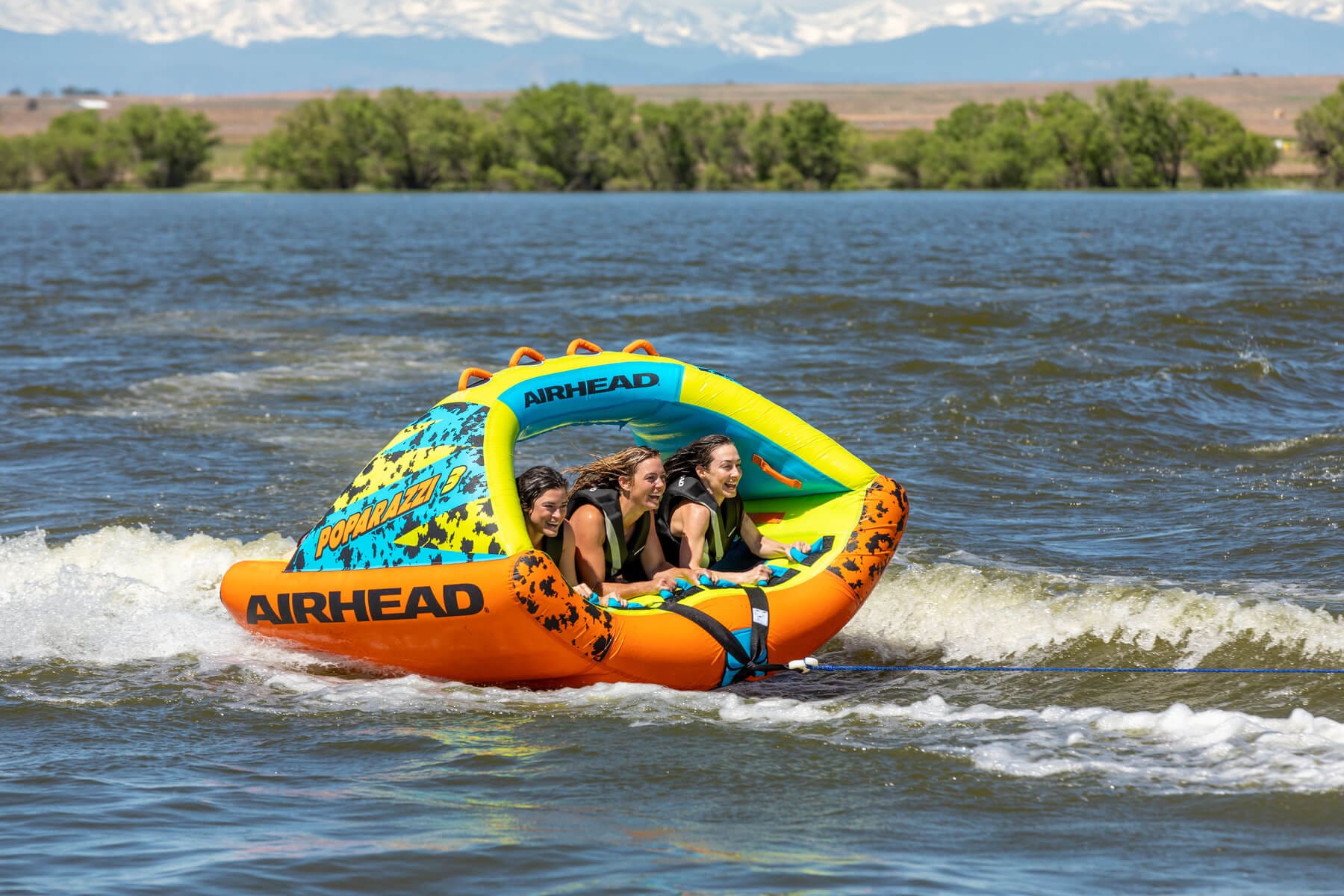 Poparazzi 3 | 1-3 Rider Towable Tube for Boating image 3