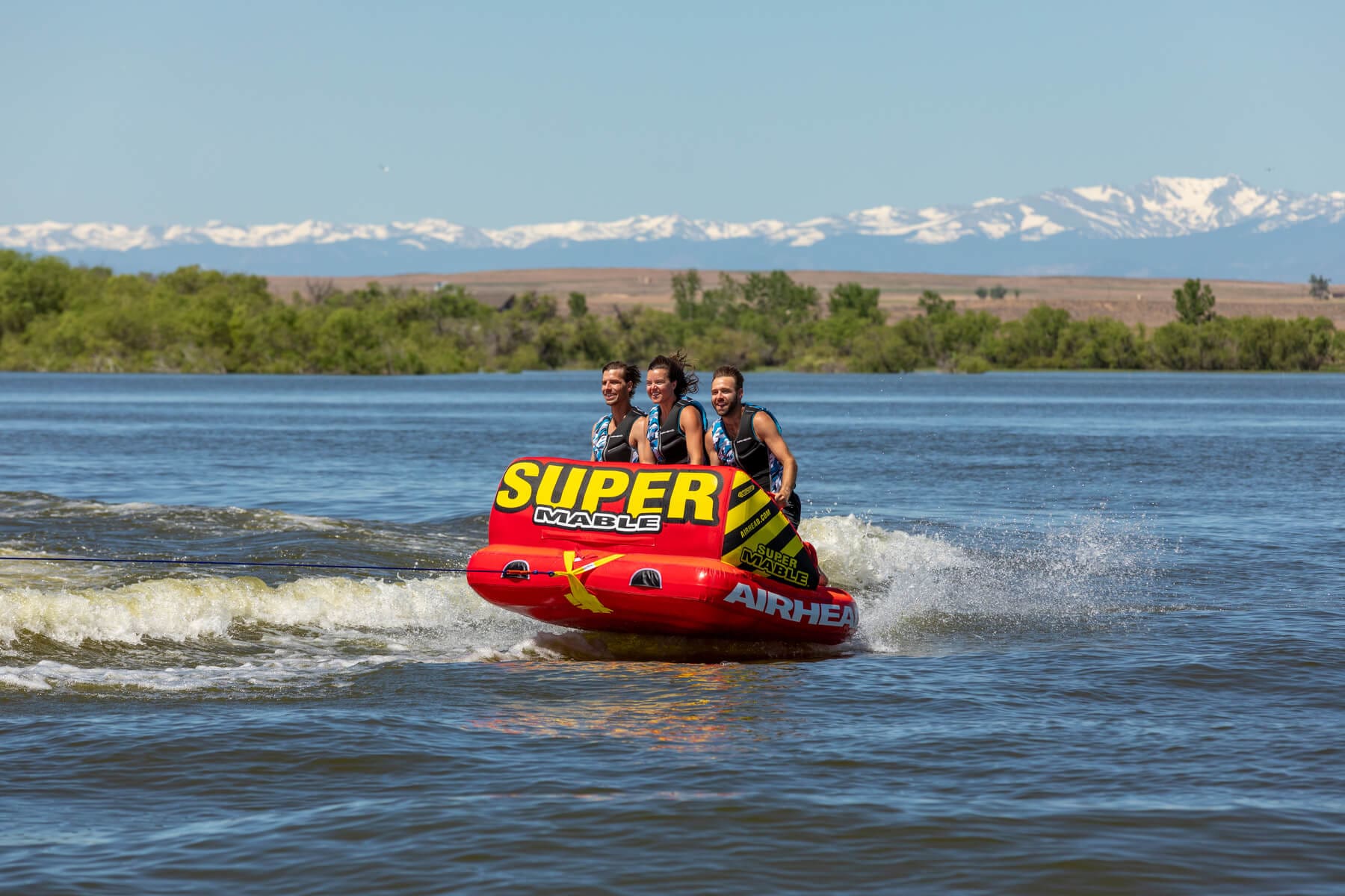 Super MableĀ® | 1-3 Rider Towable Tube for Boating image 2