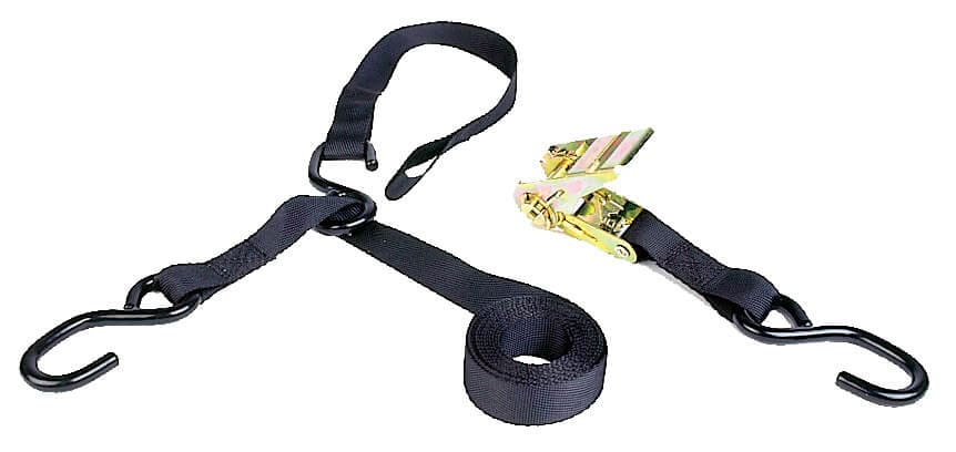 Triple Hook Ratchet Tie Down - 8" thumbnail